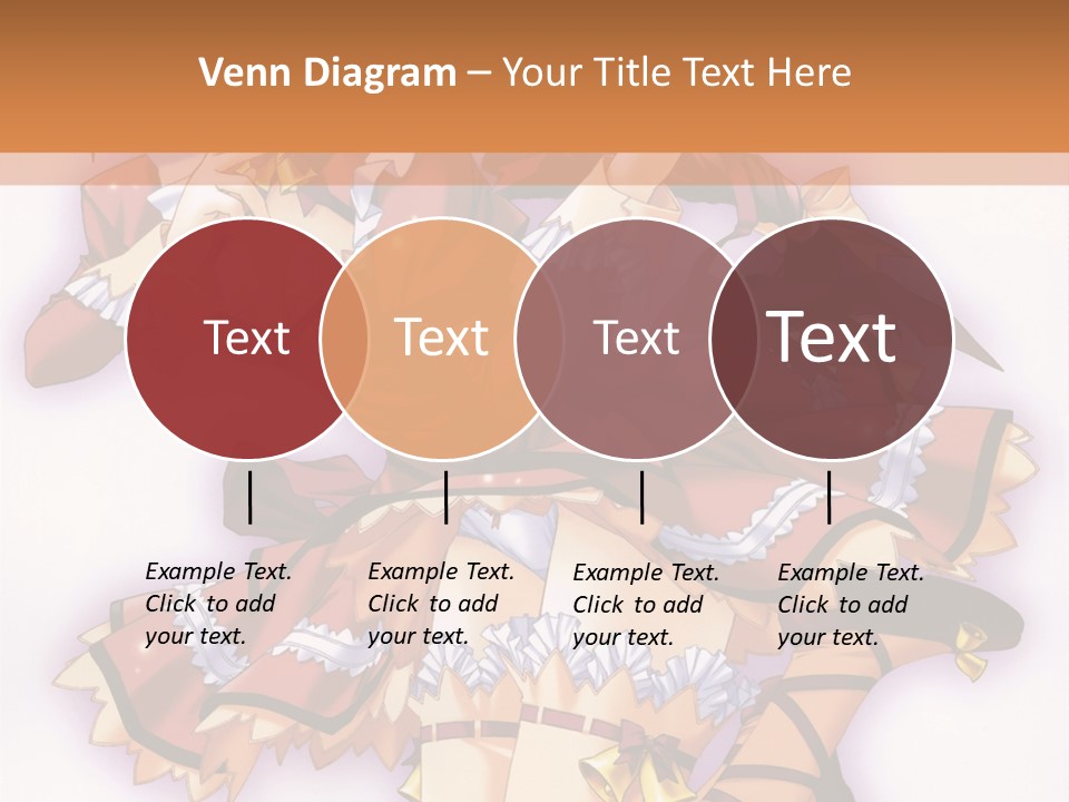 A Woman In A Red Dress With A Horn In Her Hand PowerPoint Template