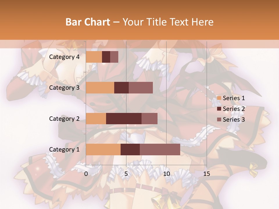 A Woman In A Red Dress With A Horn In Her Hand PowerPoint Template