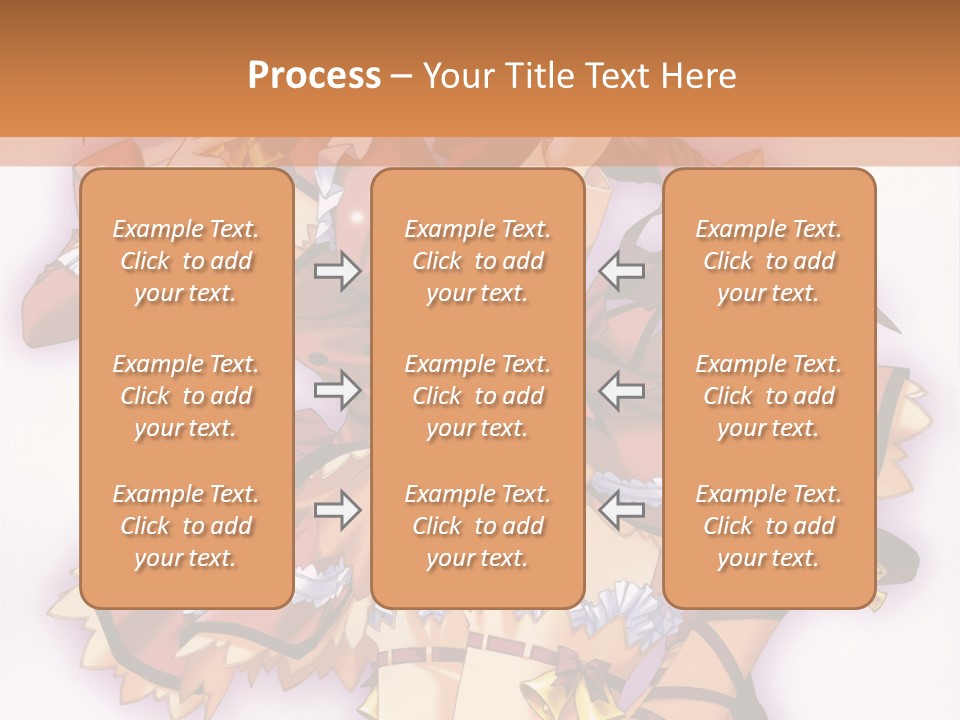 A Woman In A Red Dress With A Horn In Her Hand PowerPoint Template