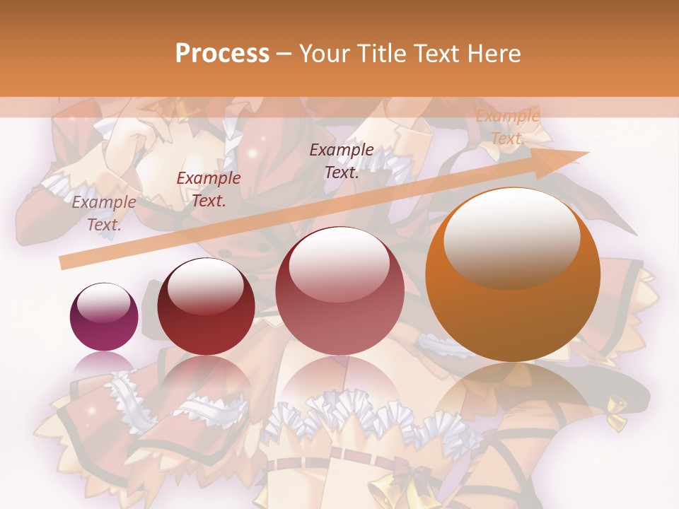 A Woman In A Red Dress With A Horn In Her Hand PowerPoint Template