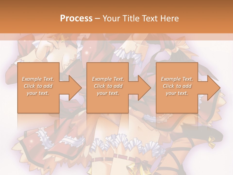 A Woman In A Red Dress With A Horn In Her Hand PowerPoint Template