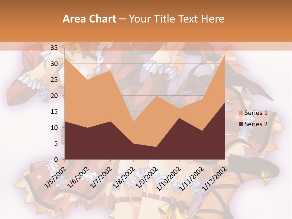 A Woman In A Red Dress With A Horn In Her Hand PowerPoint Template