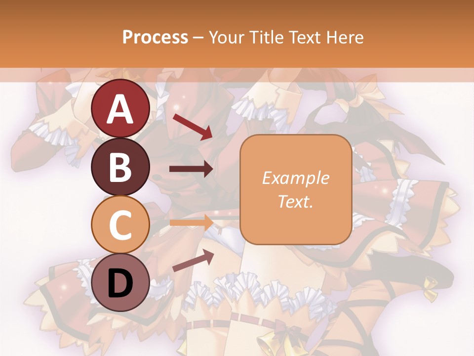 A Woman In A Red Dress With A Horn In Her Hand PowerPoint Template