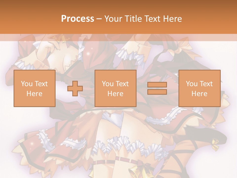 A Woman In A Red Dress With A Horn In Her Hand PowerPoint Template