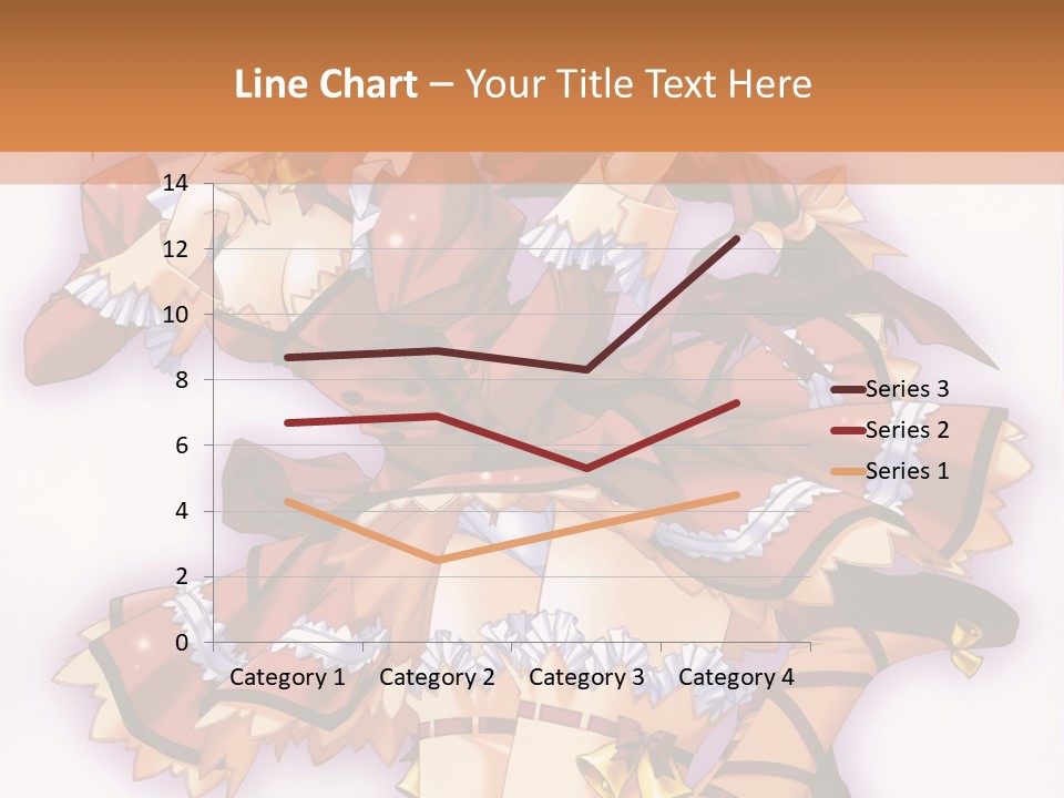 A Woman In A Red Dress With A Horn In Her Hand PowerPoint Template