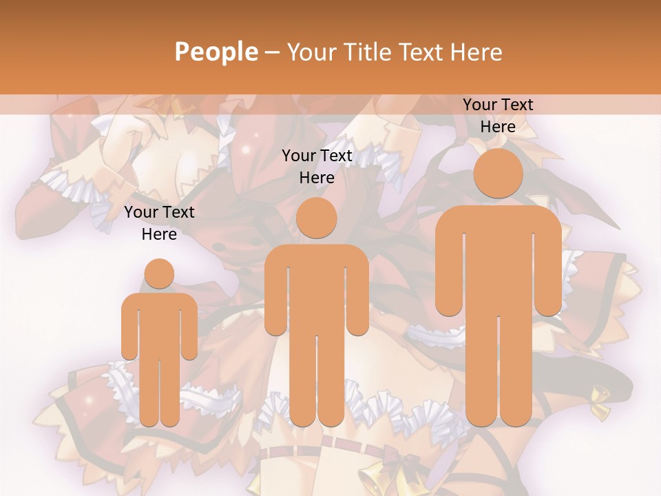 A Woman In A Red Dress With A Horn In Her Hand PowerPoint Template