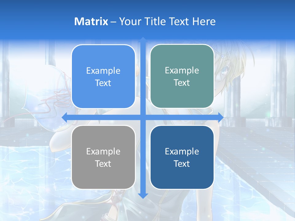 A Man In A Blue Dress Holding A Tennis Racquet PowerPoint Template
