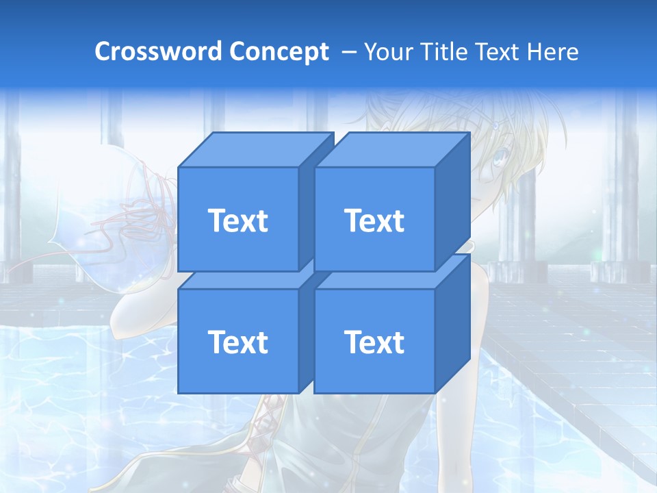 A Man In A Blue Dress Holding A Tennis Racquet PowerPoint Template