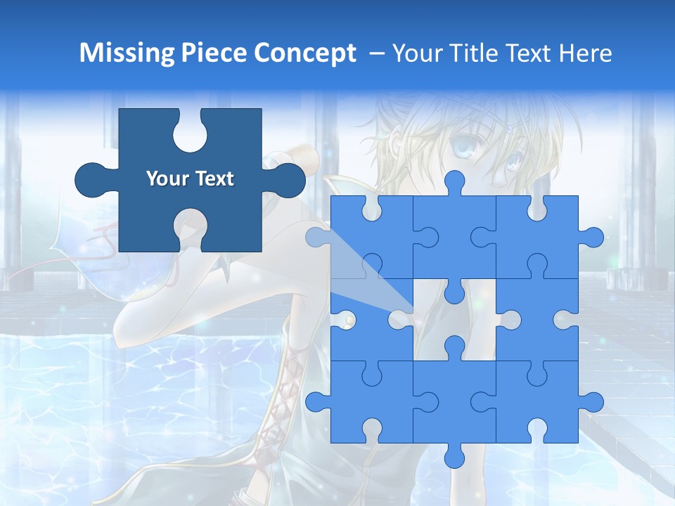 A Man In A Blue Dress Holding A Tennis Racquet PowerPoint Template