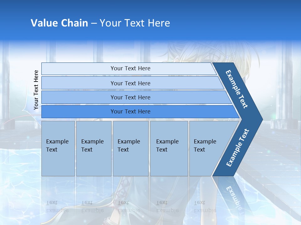 A Man In A Blue Dress Holding A Tennis Racquet PowerPoint Template