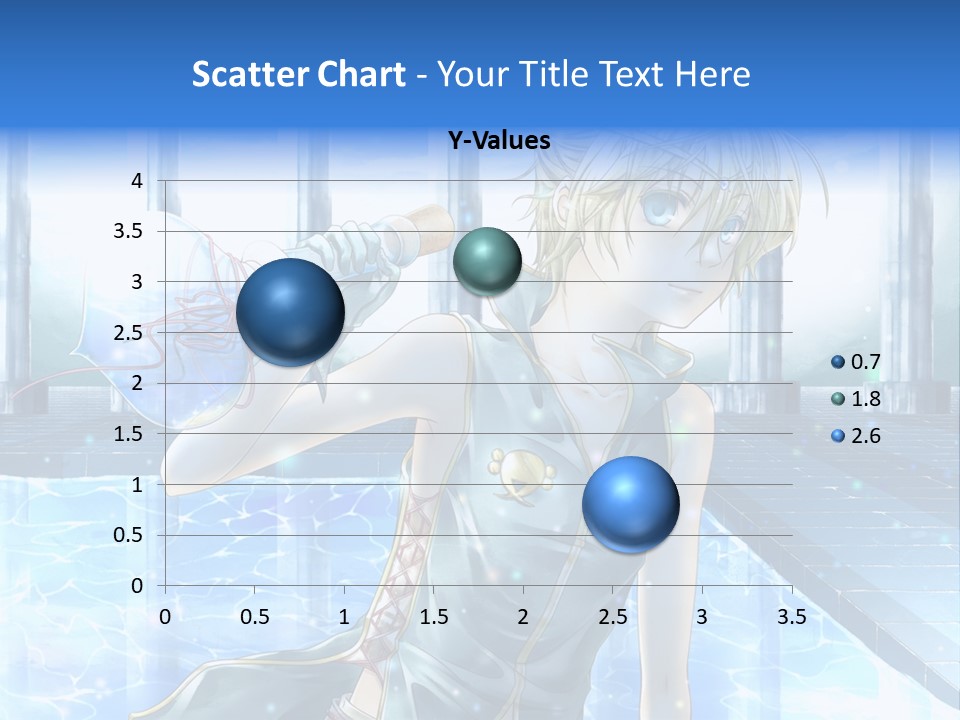 A Man In A Blue Dress Holding A Tennis Racquet PowerPoint Template