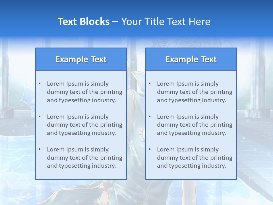 A Man In A Blue Dress Holding A Tennis Racquet PowerPoint Template