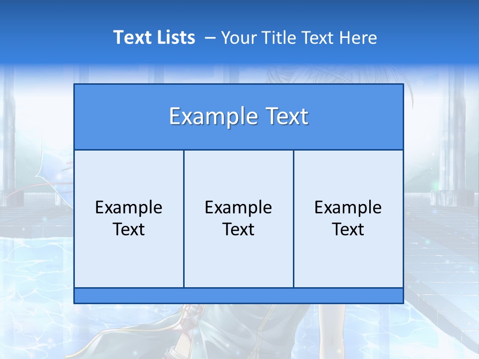 A Man In A Blue Dress Holding A Tennis Racquet PowerPoint Template