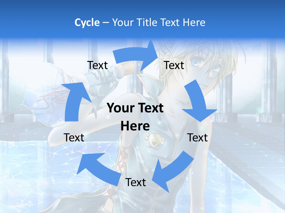 A Man In A Blue Dress Holding A Tennis Racquet PowerPoint Template