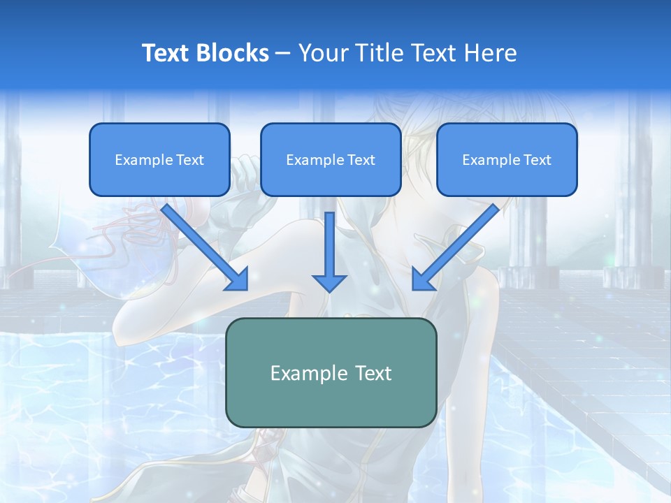 A Man In A Blue Dress Holding A Tennis Racquet PowerPoint Template