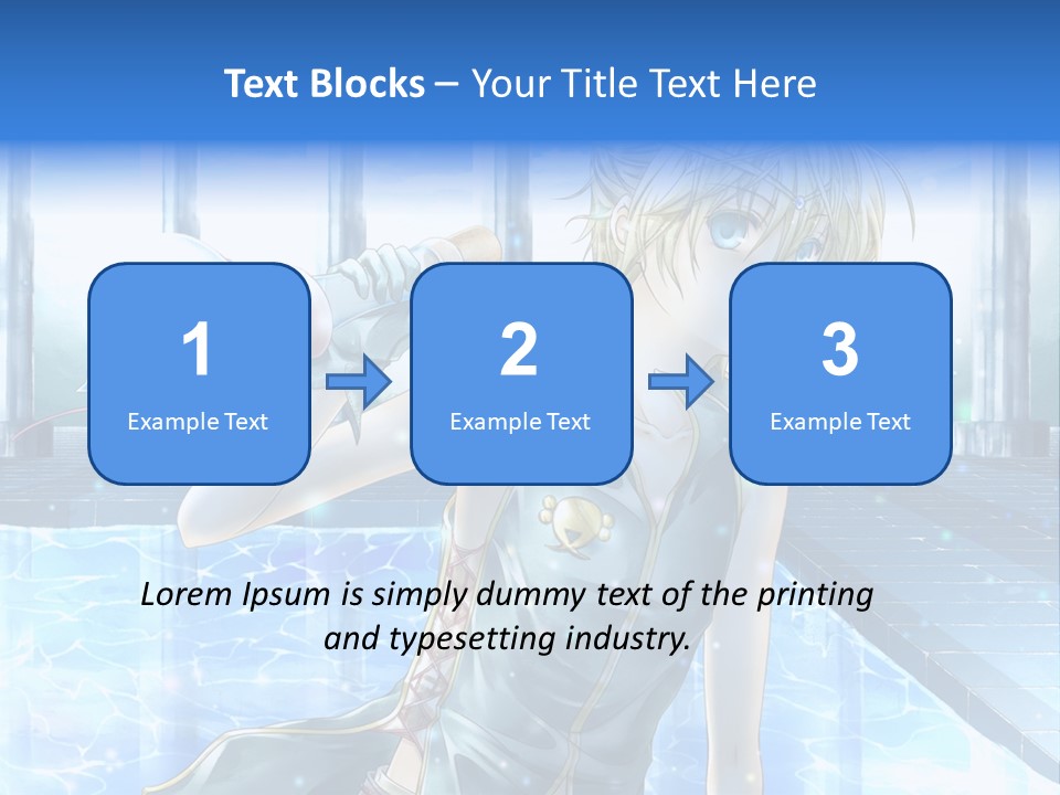 A Man In A Blue Dress Holding A Tennis Racquet PowerPoint Template