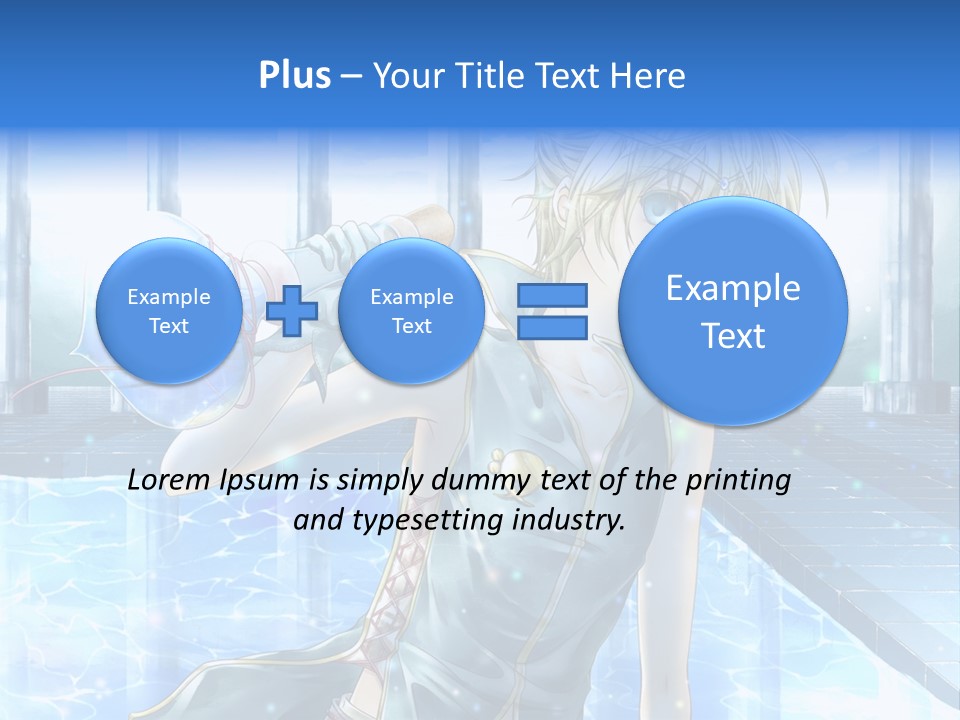 A Man In A Blue Dress Holding A Tennis Racquet PowerPoint Template