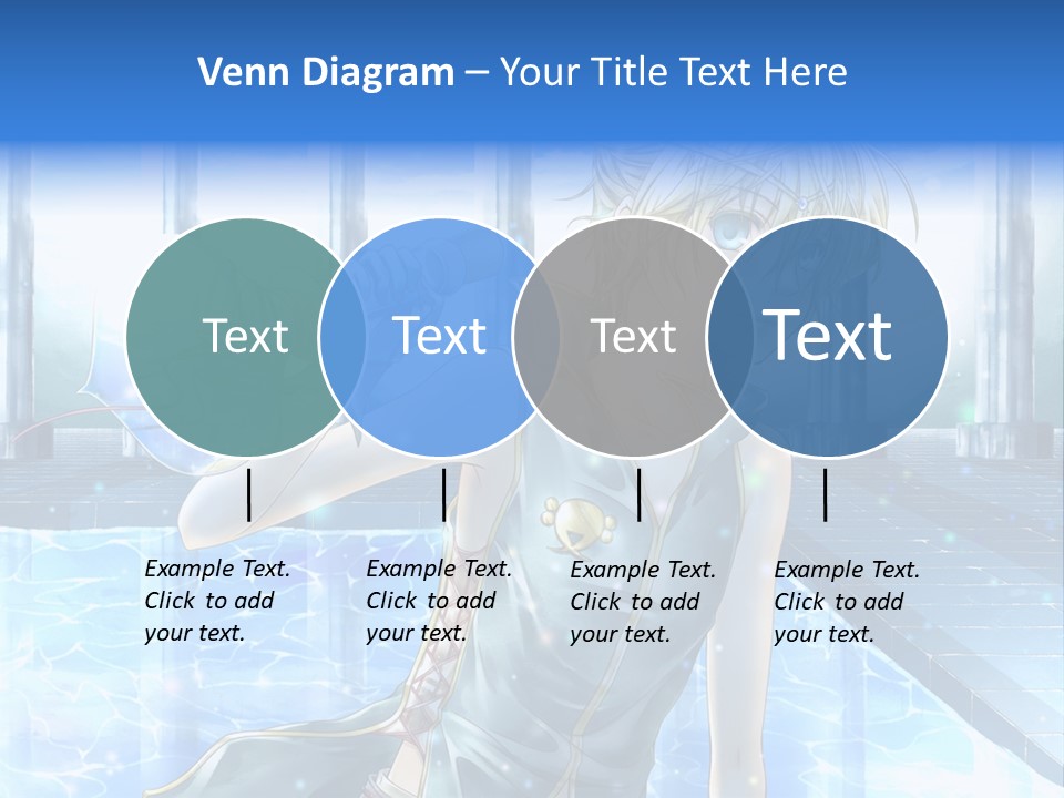 A Man In A Blue Dress Holding A Tennis Racquet PowerPoint Template