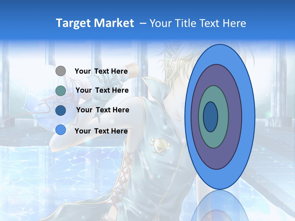 A Man In A Blue Dress Holding A Tennis Racquet PowerPoint Template