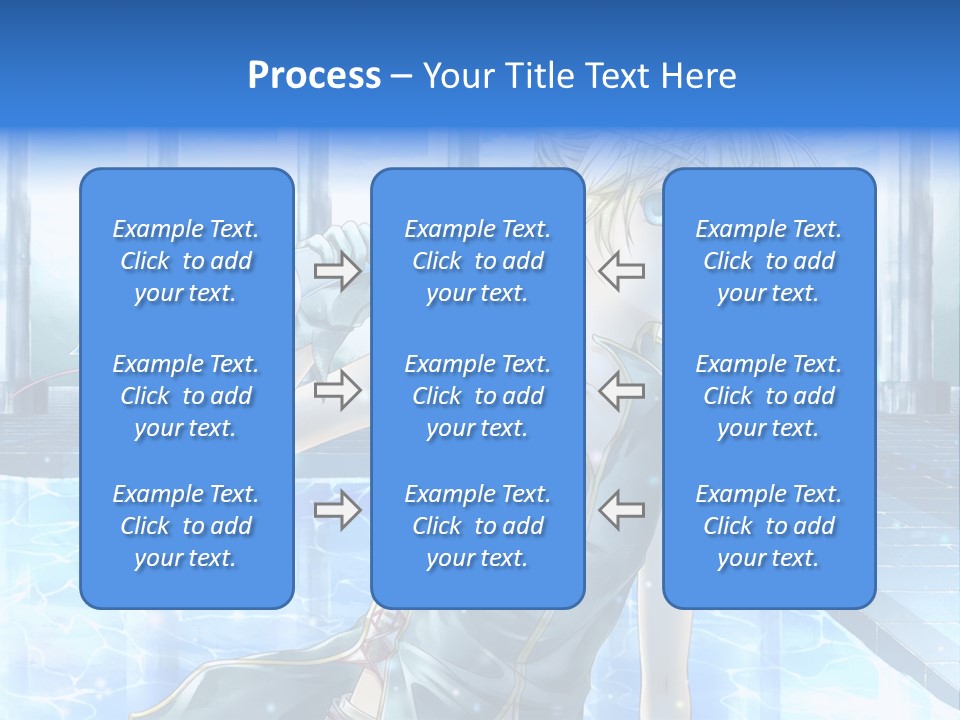 A Man In A Blue Dress Holding A Tennis Racquet PowerPoint Template