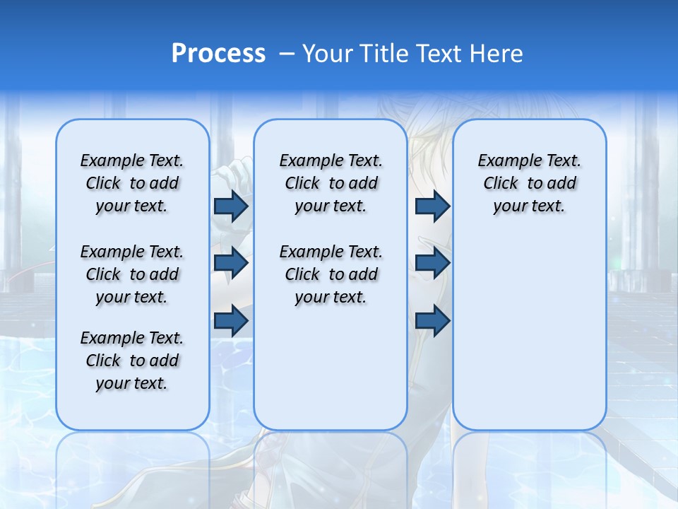 A Man In A Blue Dress Holding A Tennis Racquet PowerPoint Template