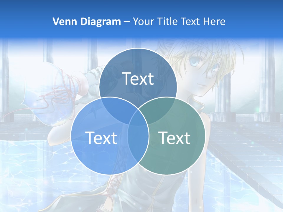 A Man In A Blue Dress Holding A Tennis Racquet PowerPoint Template