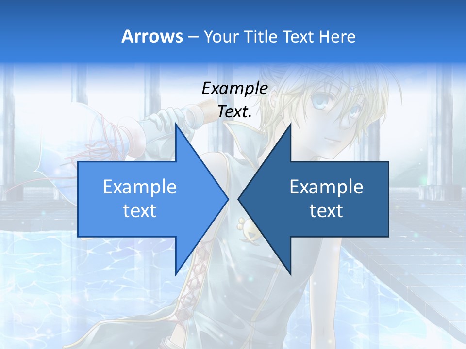 A Man In A Blue Dress Holding A Tennis Racquet PowerPoint Template