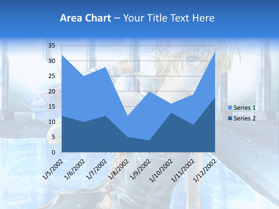 A Man In A Blue Dress Holding A Tennis Racquet PowerPoint Template