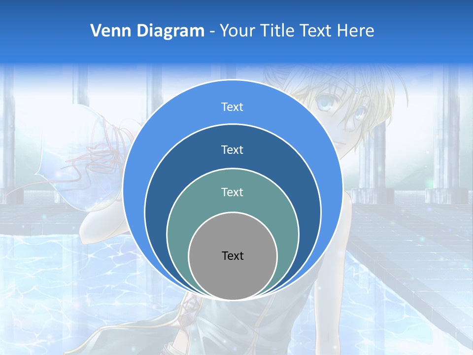 A Man In A Blue Dress Holding A Tennis Racquet PowerPoint Template