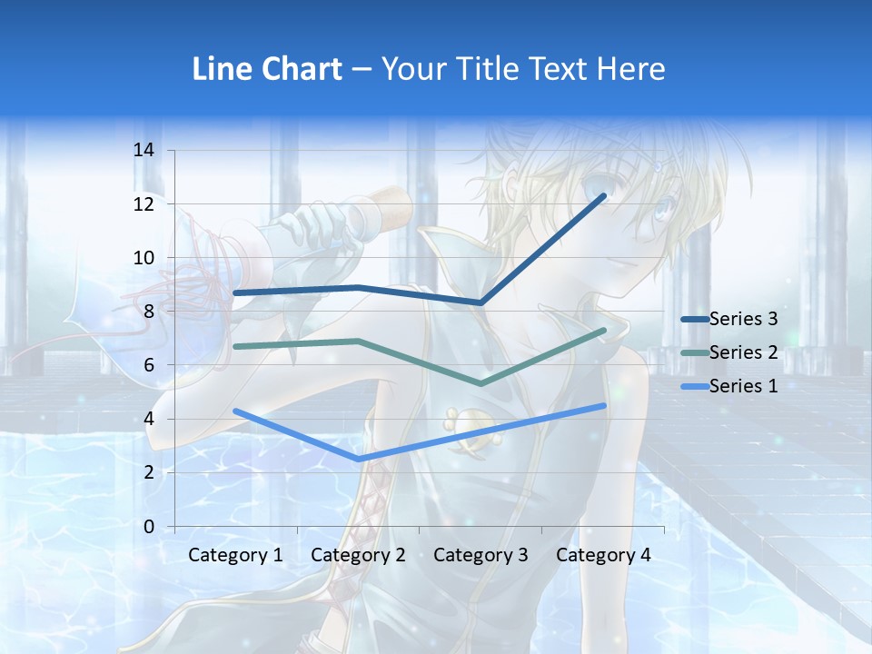 A Man In A Blue Dress Holding A Tennis Racquet PowerPoint Template