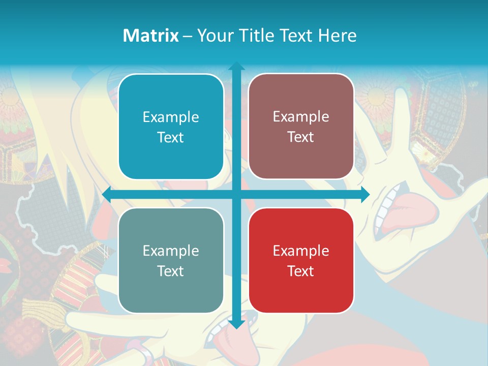 A Woman With A Surprised Look On Her Face PowerPoint Template