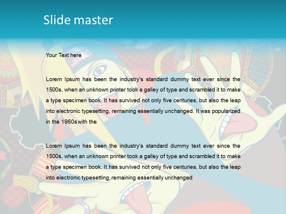 A Woman With A Surprised Look On Her Face PowerPoint Template