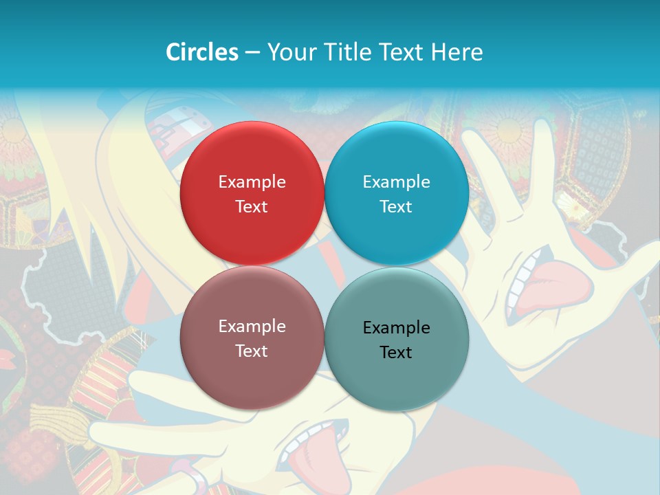 A Woman With A Surprised Look On Her Face PowerPoint Template