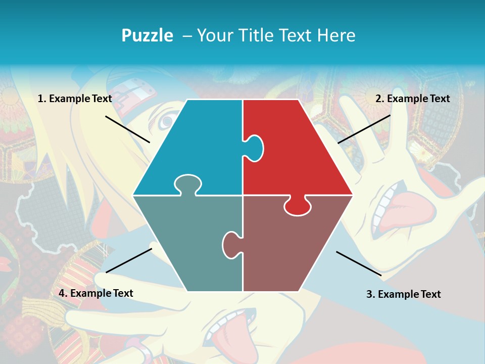 A Woman With A Surprised Look On Her Face PowerPoint Template