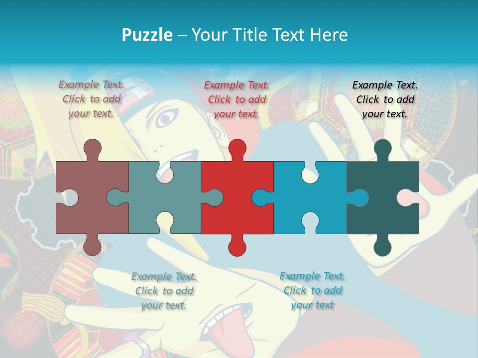 A Woman With A Surprised Look On Her Face PowerPoint Template