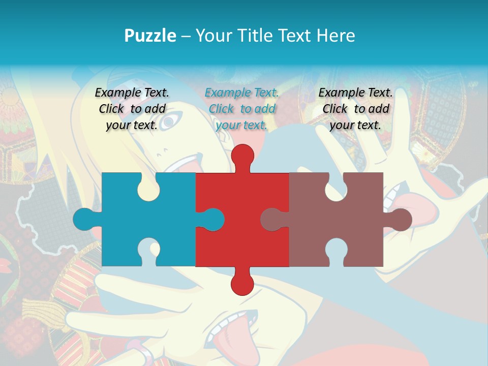 A Woman With A Surprised Look On Her Face PowerPoint Template