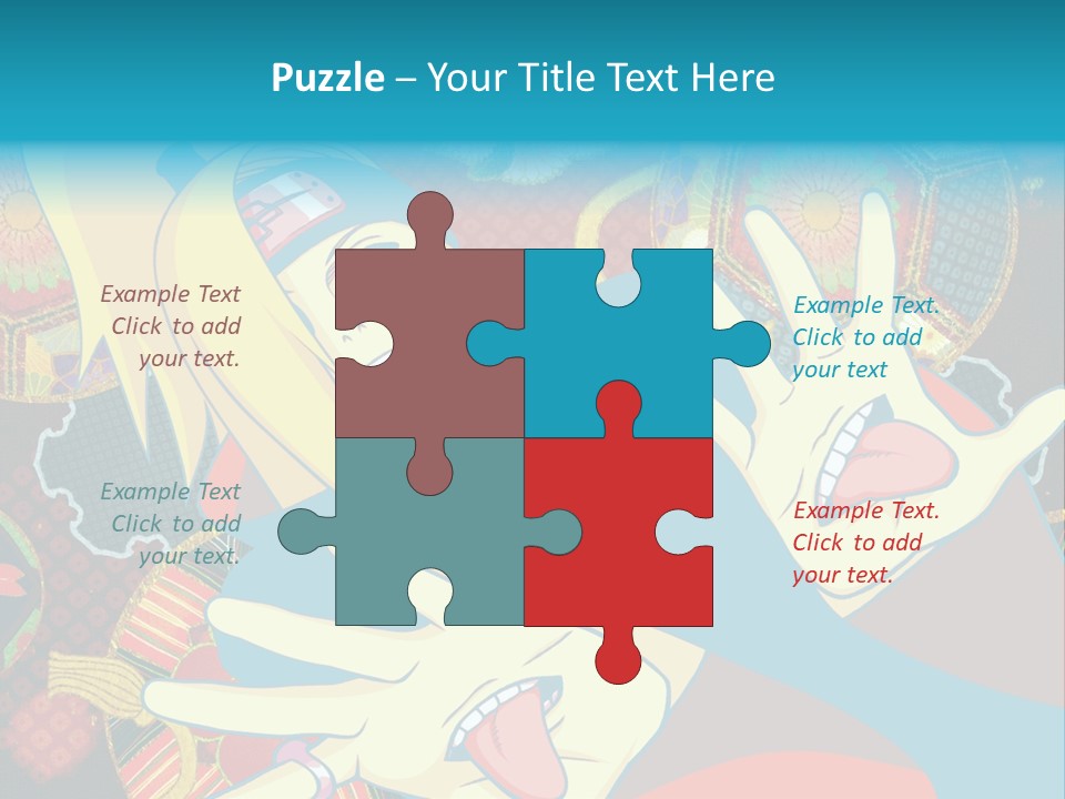 A Woman With A Surprised Look On Her Face PowerPoint Template