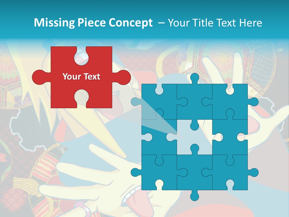 A Woman With A Surprised Look On Her Face PowerPoint Template