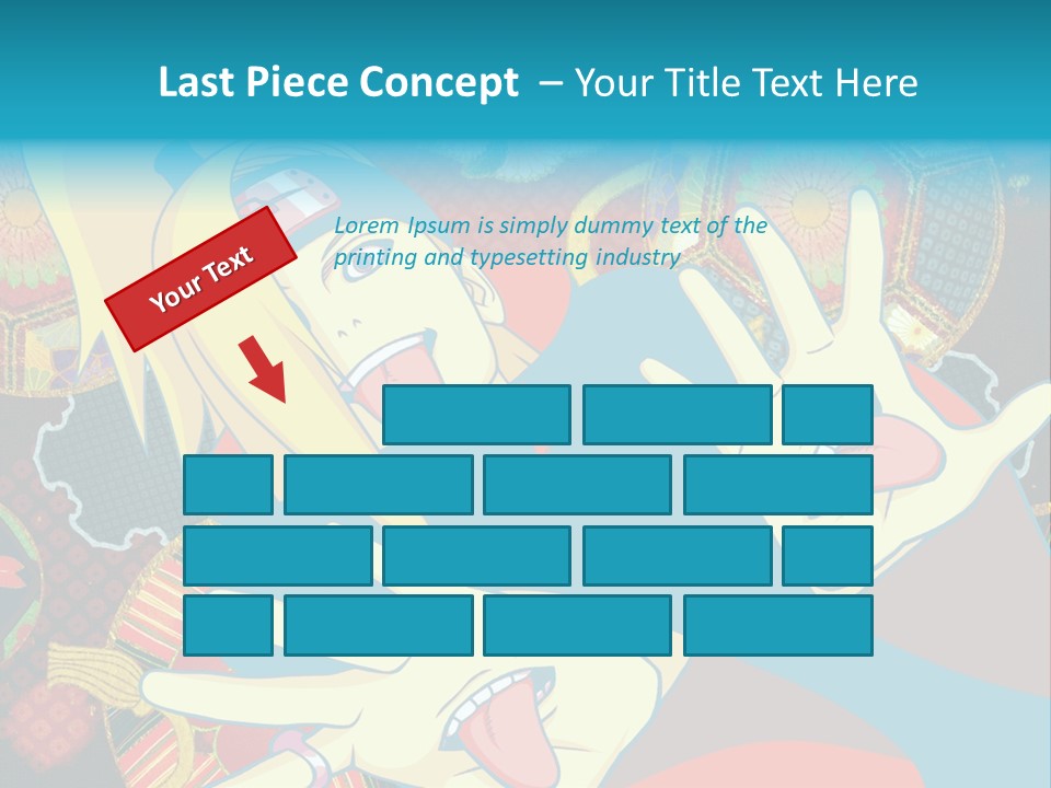 A Woman With A Surprised Look On Her Face PowerPoint Template