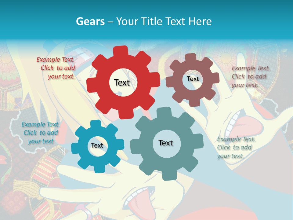 A Woman With A Surprised Look On Her Face PowerPoint Template