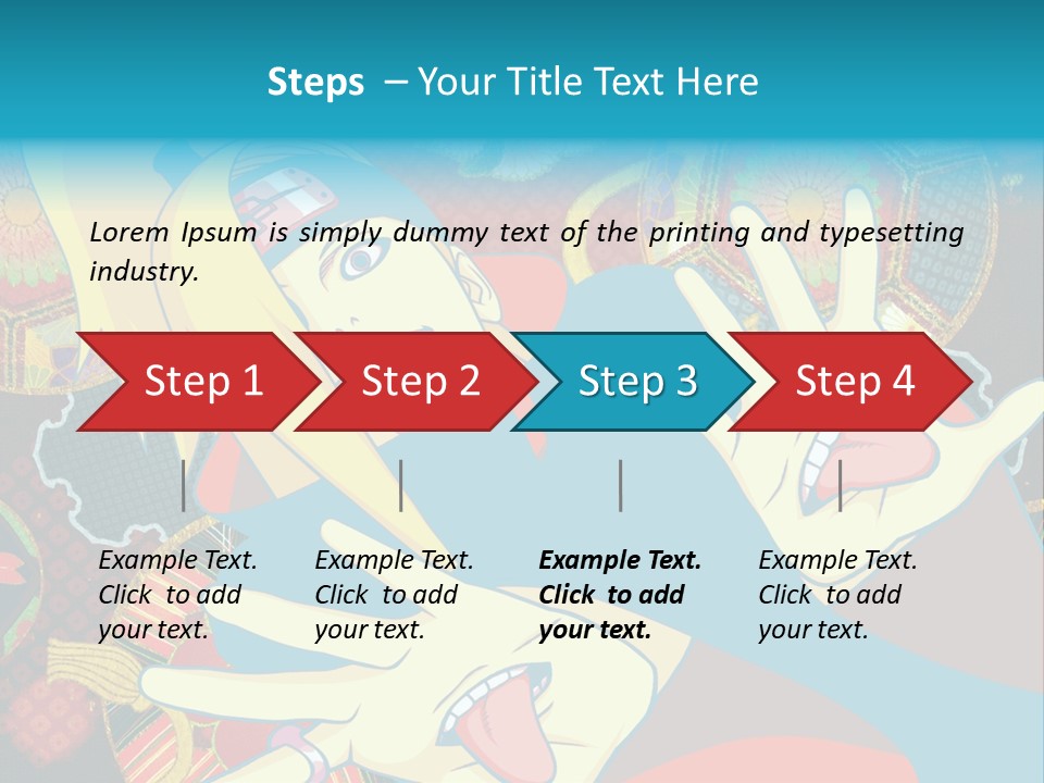 A Woman With A Surprised Look On Her Face PowerPoint Template