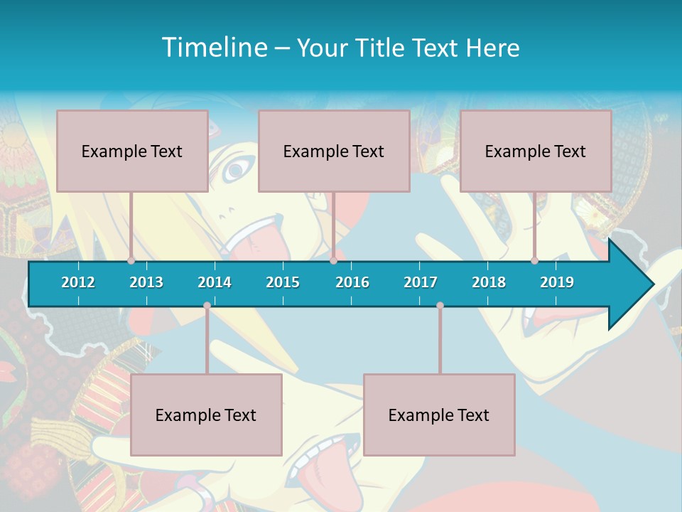 A Woman With A Surprised Look On Her Face PowerPoint Template