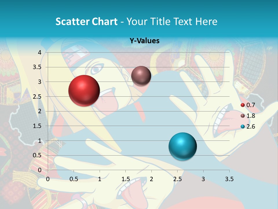 A Woman With A Surprised Look On Her Face PowerPoint Template