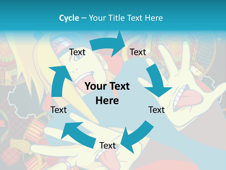 A Woman With A Surprised Look On Her Face PowerPoint Template