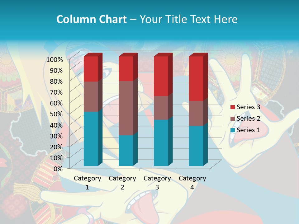 A Woman With A Surprised Look On Her Face PowerPoint Template