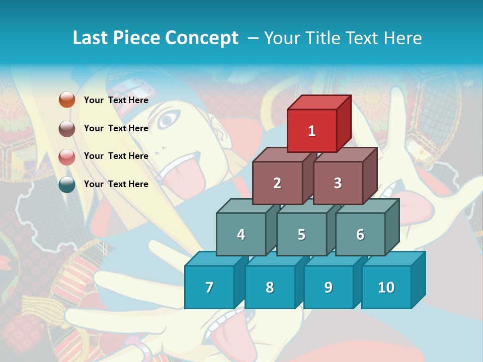 A Woman With A Surprised Look On Her Face PowerPoint Template