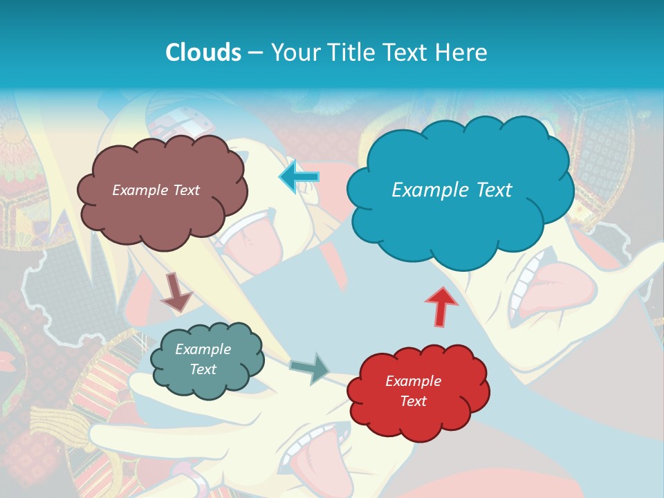 A Woman With A Surprised Look On Her Face PowerPoint Template