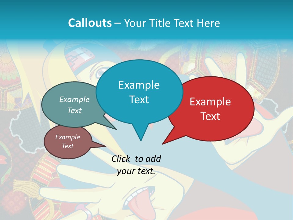 A Woman With A Surprised Look On Her Face PowerPoint Template