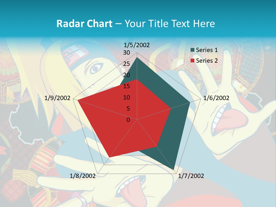 A Woman With A Surprised Look On Her Face PowerPoint Template