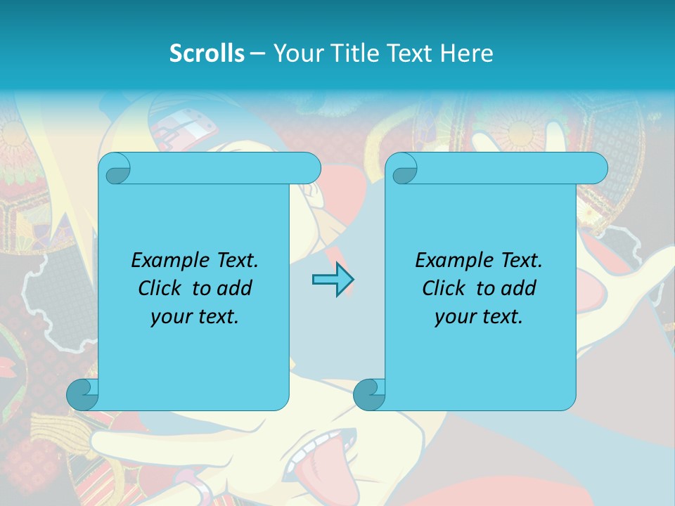 A Woman With A Surprised Look On Her Face PowerPoint Template